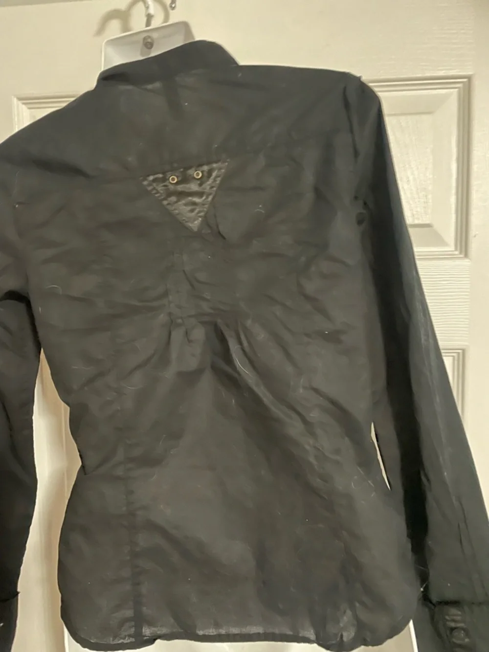 Women's Black Button-Front Jacket by H&M Divided NWOT Size 4 - Picture 5 of 5
